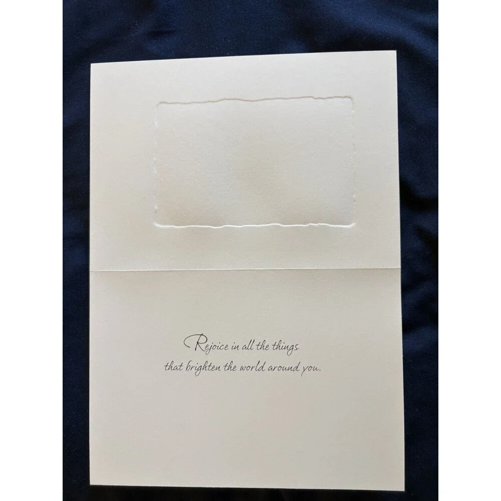 Seasons Greetings Card with White Envelope | Bird design | By Hallmark